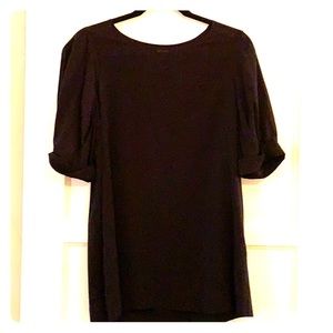 Black silk DKNY tunic